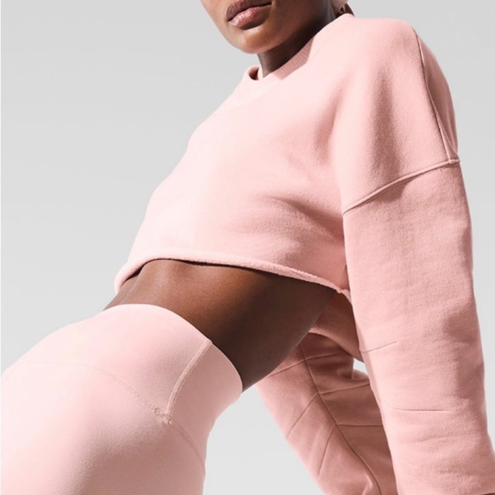ALO Yoga Extreme Cropped Pullover
- Pink Quartz Size: S ALO Yoga